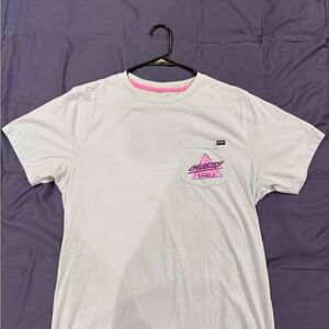 Chubbies Light Gray Tee with Pink Accents